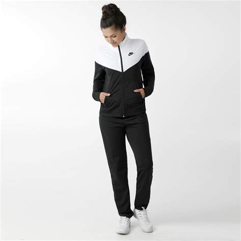 trainingsanzug tennis weiss schwarz damen nike|Nike jogginanzüge.